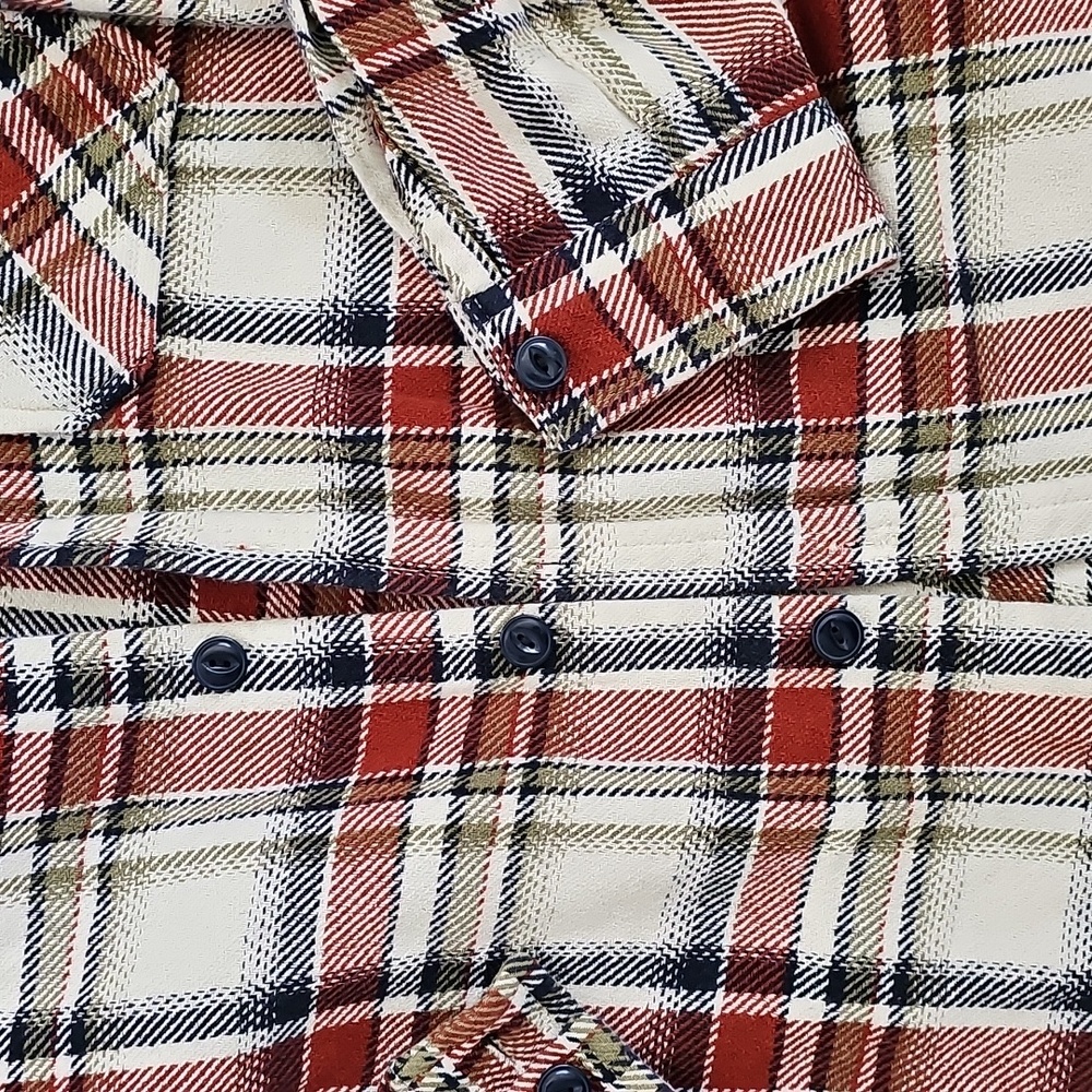 Zara Plaid Button Up Shacket - Picture 4 of 8